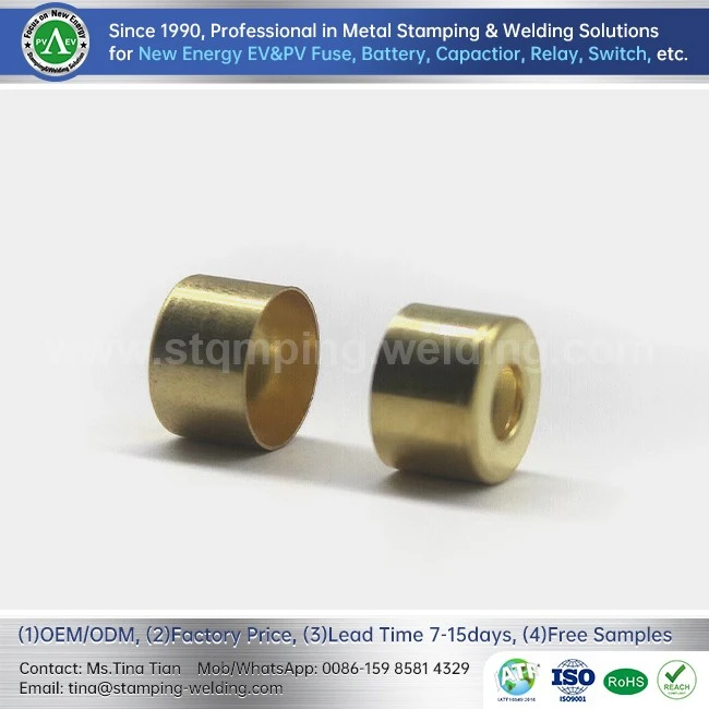End Cap Brass For High Voltage Fuse