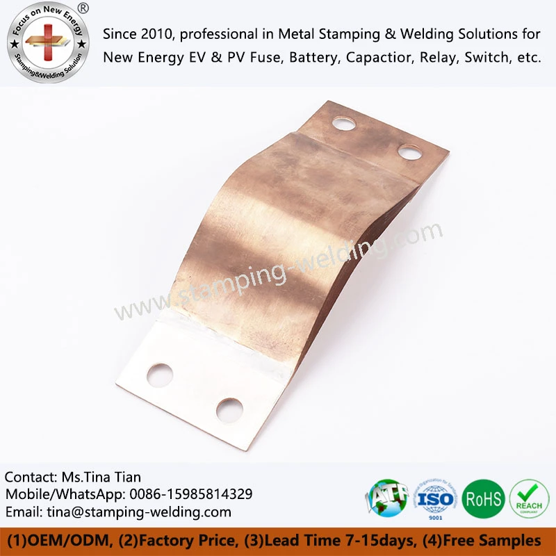Flexible Copper Busbar Laminated Foils Connector Flexible Copper Busbar Laminated Foils Connector