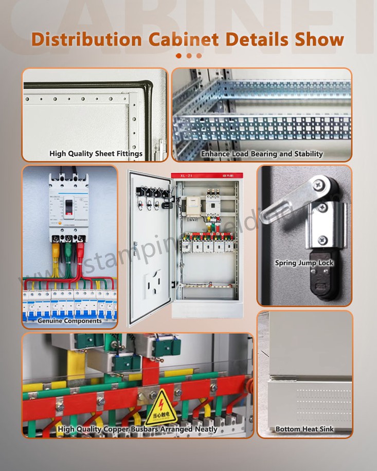 Details of electrical distribution cabinet Details of electrical distribution cabinet
