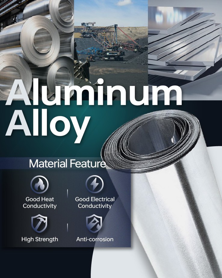 Material of Aluminum Photovoltaic Bracket Accessories Material of Aluminum Photovoltaic Bracket Accessories