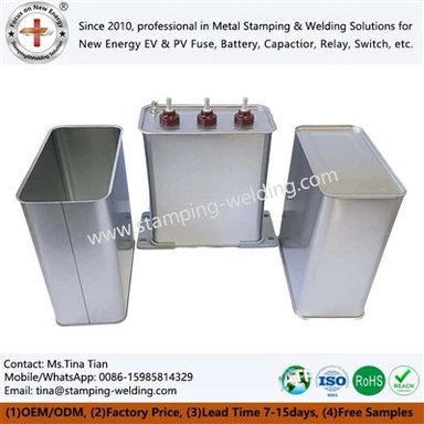 Tinplade kan til elektrisk strøm reddet kondensator