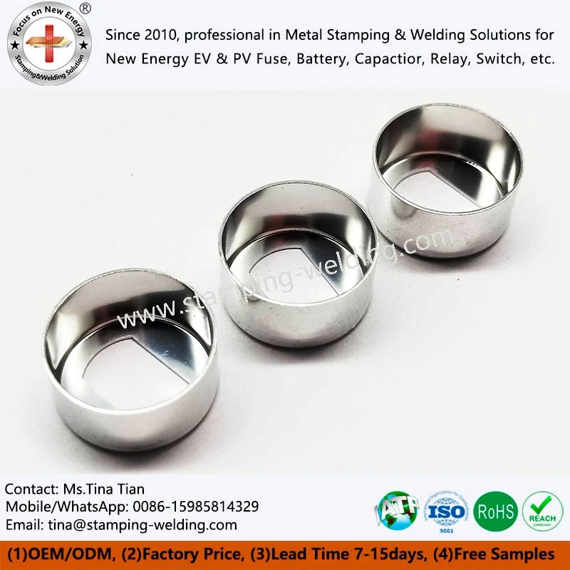 Copper outer cap with tin coating